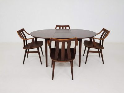 Mid-century Rosewood diningroom set, The Netherlands, 1960’s