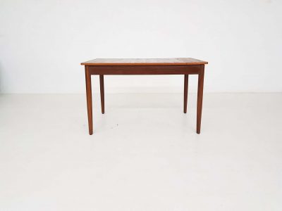 Teak dining table with one extension leave