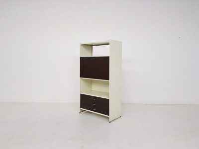 A.R. Cordemeyer for Gispen metal cabinet model 5600 in brown and beige