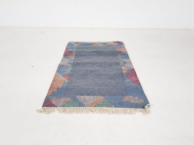 Vintage wool carpet from India #12