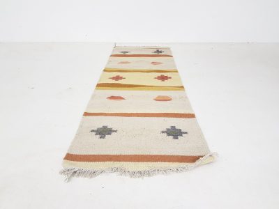 Vintage wool carpet from India #10