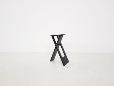 Black Suzy Stool Designed by Adrian Reed for Princes Design Works, U.K. 1980’s