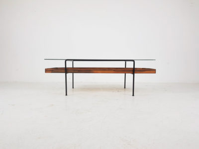 Rosewood Coffee Table No 3637 by A.R. Cordemeyer for Gispen, Dutch Design 1959