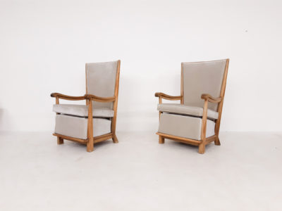 Set of 2 1940's lounge chairs