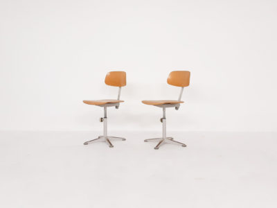 Friso Kramer for Ahrend de Cirkel drafting stools, The Netherlands 1950's