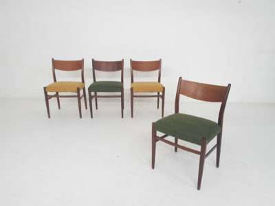 Set of four teak Pastoe  "SA10" dining chairs, The Netherlands 1959