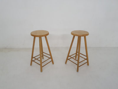 Set of two mid-century bar stools, The Netherlands 1960's