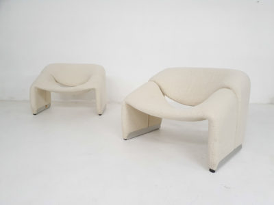 Set of two Pierre Paulin for Artifort, "Groovy"lounge chairs model F598, The Netherlands 1960's