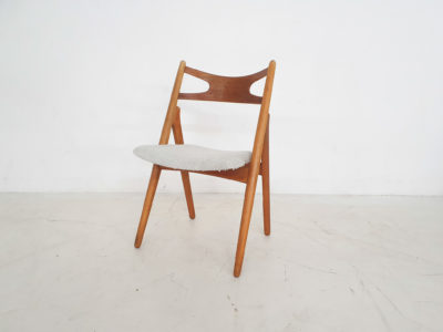 Hans Wegner for Carl Hansen and Son "Sawbuck" or CH29p dining chair, Denmark 1950's